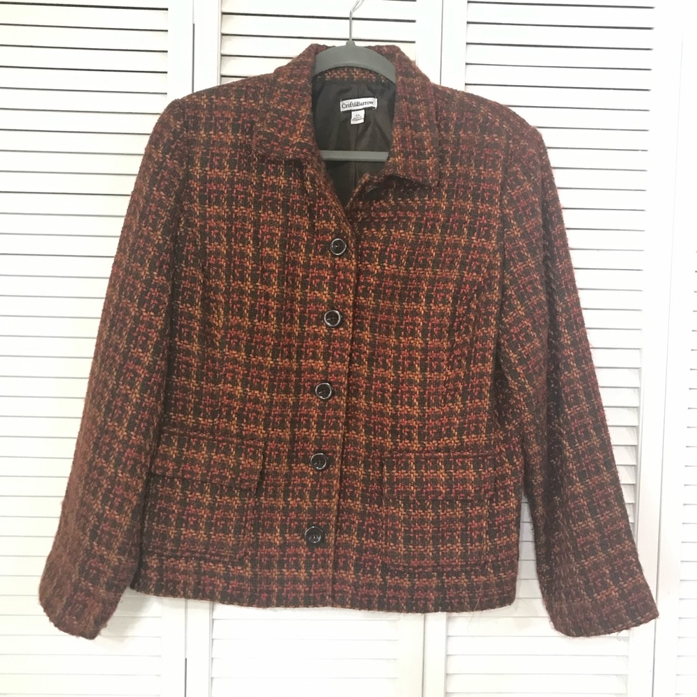Croft and Barrow Tweed Blazer